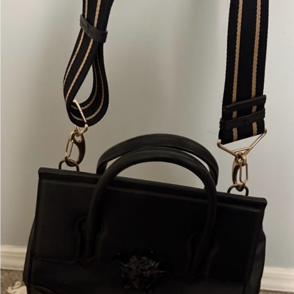 Versace Black Satchel with Medusa Detail - Picture 4 of 7